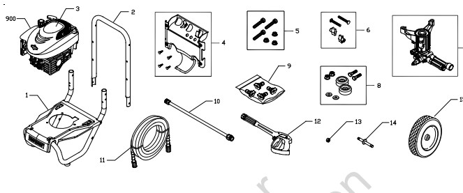 craftsman 580752501 power washer repair parts & help